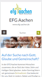 Mobile Screenshot of efg-aachen.de